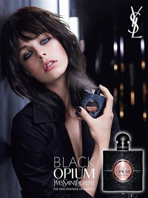 ysl black opium perfume advert|is black opium unisex.